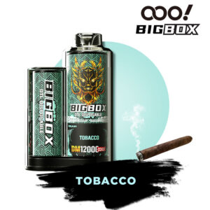 OOO! BIGBOX DT/LDL Vape desechable POD 12000 inhalaciones de 25 ml con flujo de aire ajustable y recargable, 3 mg, 5 mg, 6 mg Mexico